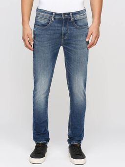 Pepe Jeans - Chinox Blue Mid Rise Skinny Jeans