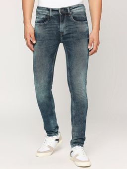 Pepe Jeans - Chinox Blue Mid Rise Regular Fit Jeans