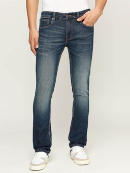Pepe Jeans - Vapour Blue Mid Rise Slim Fit Jeans