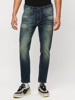 Pepe Jeans - Chinox Ankle Blue Mid Waist Regular Fit Jeans