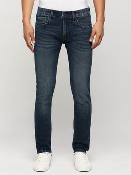 Pepe Jeans - Vapour Dark Blue Mid Rise Tapered Jeans