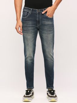 Pepe Jeans - Chinox Dark Blue Mid Rise Ankle Jeans