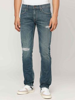 Pepe Jeans - Vapour Dark Blue Mid Rise Slim Fit Jeans