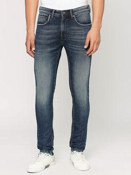 Pepe Jeans - Chinox Dark Blue Mid Rise Skinny Jeans