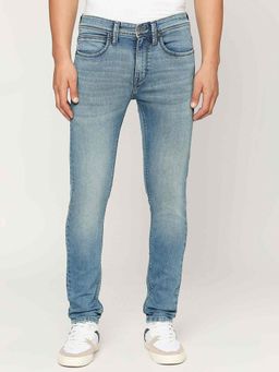 Pepe Jeans - Chinox Blue Mid Rise Regular Fit Jeans