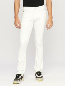 Pepe Jeans - Vapour White Mid Rise Slim Fit Jeans