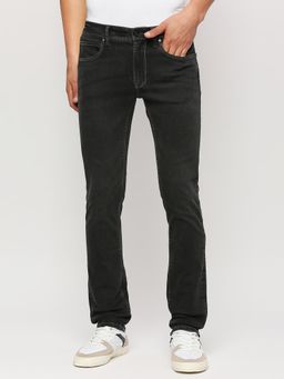 Pepe Jeans - Vapour Black Mid Rise Slim Fit Jeans