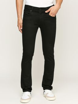Pepe Jeans - Vapour Black Mid Waist Slim Fit Jeans