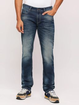 Pepe Jeans - Blue Vapour Slim Fit Mid Waist Jeans