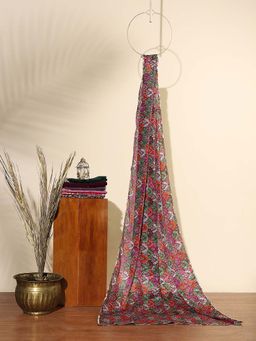 Globus - Gold Foil Ethnic Chignon Gotta Patti Border Festive Dupatta