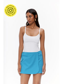 Qua - White Adjustable Tank Top