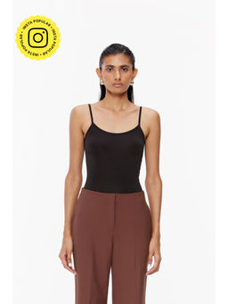 Qua - Black Adjustable Tank Top