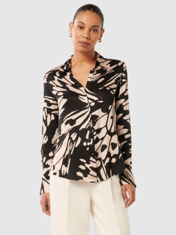 Forever New - Black Printed Shirt