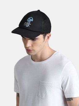 Jack & Jones - Black Printed Trucker Cap