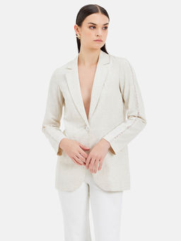 Kazo - Eva Blazer With Lace Inserts