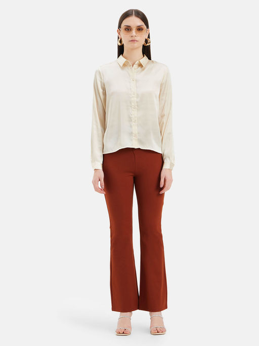 Buy Kazo Courtney Trouser With Gold Buckle Online 3