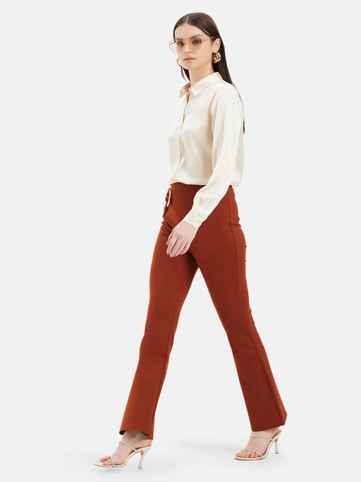 Buy Kazo Courtney Trouser With Gold Buckle Online 7