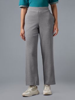 Technosport - Women Relaxed Fit Cubic Melange Trackpants With Double Cool