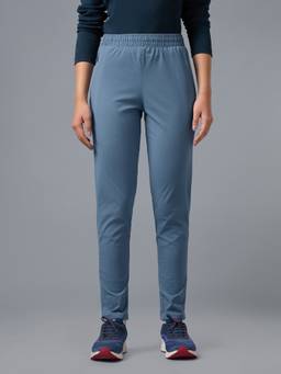 Technosport - Women Solid Straight Fit Trackpants With 4 Way Crispy For Fitness