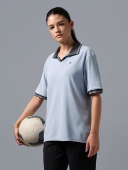 Technosport - Women Slim Fit Polo Sports T-Shirt With Matpiq For Training And Fitness