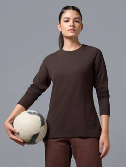 Technosport - Women Regular Fit Round Neck T-Shirt With Cotflex For Activewear