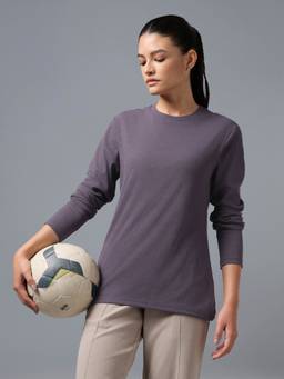 Technosport - Women Regular Fit Round Neck T-Shirt With Cotflex For Activewear