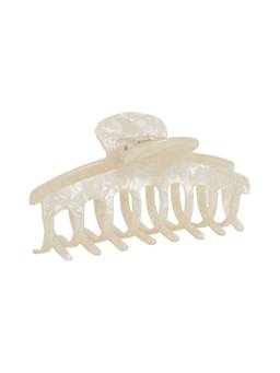 Accessorize London - Women Ivory Pearlescent Claw Clip