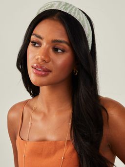 Accessorize London - Women Zebra Beaded Hairband