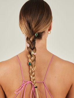 Accessorize London - Women Multi-Colour Gem Hair Pins (Pack Of 4)