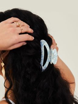 Accessorize London - Women Blue Resin Hair Claw Clip