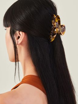 Accessorize London - Women Tort Tortoiseshell Resin Claw Hair Clip