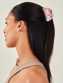 Accessorize London - Women Pink Resin Rounded Hair Claw Clip