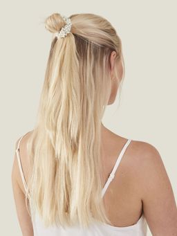 Accessorize London - White Women Hair Pearl Rubber Band