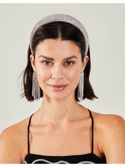 Accessorize London - Women Silver Sparkle Hairband