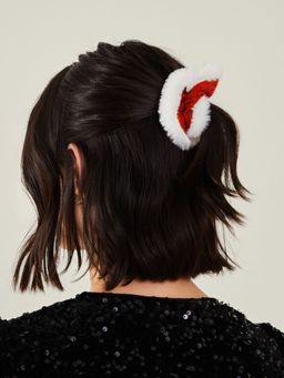 Accessorize London - Women Red Santa Hair Scrunchie