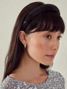 Accessorize London - Women Black Sparkle Hairband