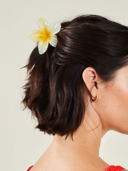 Accessorize London - Women Yellow Flower Claw Hair Clip