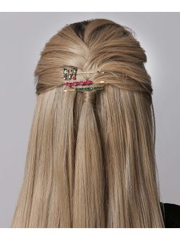 Accessorize London - Gold Initial Hair Pins (Pack Of 3)