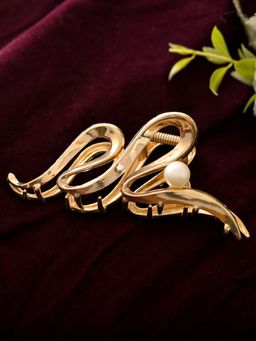 Silvermerc Designs - Gold Pearl Claw Clip
