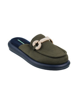 Catwalk - Women Casual Slip On Green Mules