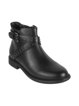 Catwalk - Women Casual Buckle Boots Black