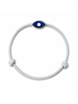 Isharya - Grey Navy Blue Evil Eye Rakhi Bracelet