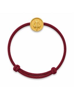 Isharya - Red Trishool Rakhi Bracelet