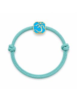 Isharya - Aqua Om Teal Rakhi Bracelet