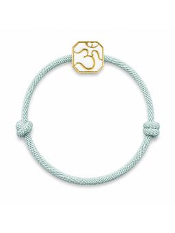Isharya - Grey Om White Rakhi Bracelet