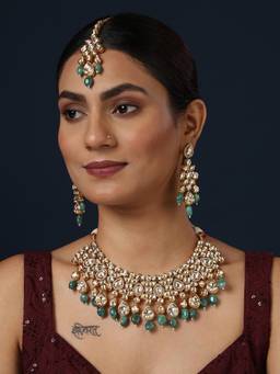 MINAKI - Gold Amulya Ratnajadit Jewellery Set