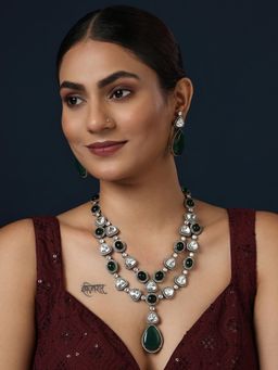 MINAKI - Green Zumurrad-E-Husn Jewellery Set