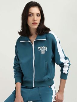 Tommy Hilfiger - TJW VARSITY SPORT 2 TRACK JACK Women Green Jacket