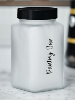 At Home by Nilkamal - Minimalist Multipurpose 2000 ml Canister Storage Container White