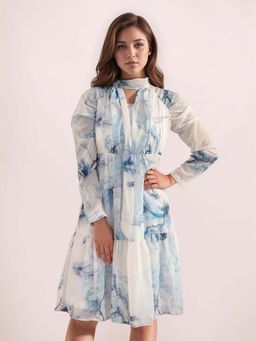 Zink London - Womens Multi-Coloured Long Sleeves Dress